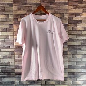 Pre Owned Pink The Kooks Live 2019 Tour Graphic T-Shirt Large Let’s Go Sunshine